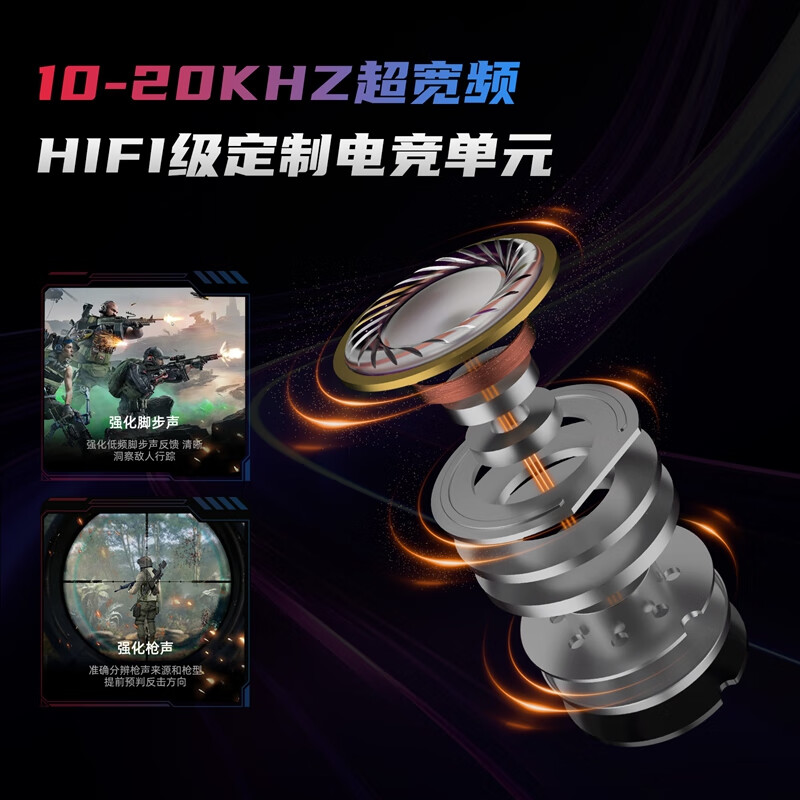 KZ【YOLO专属】Axas战斧 入耳式有线电竞游戏耳机FPS专属HIFI音效适用于三角洲吃鸡无畏等FPS游戏 黑色带麦【声卡版C口】