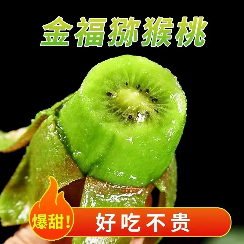 金福猕猴桃绿心猕猴桃应季孕妇当季水果奇异果精品新品种批发价 带箱3斤约22枚左右50-70克