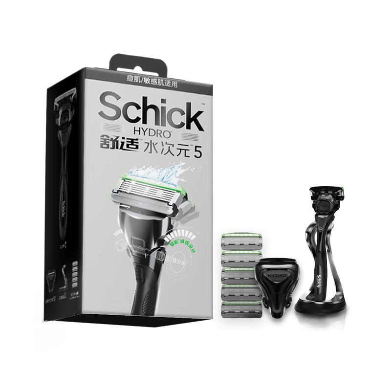 ���ʣ�Schick��ˮ��Ԫ5���������뵶 1����6��ͷ �߶˷����� ��ʿ��п� 129Ԫ