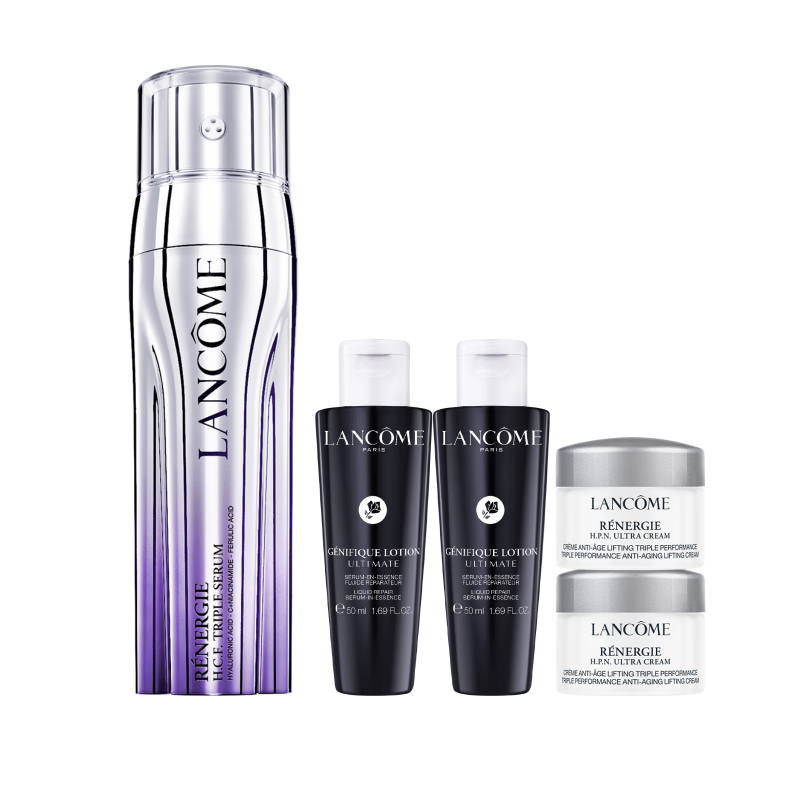 兰蔻塑颜三管精华50ml 淡纹美白3管三重精华礼盒生日圣诞礼物送女友