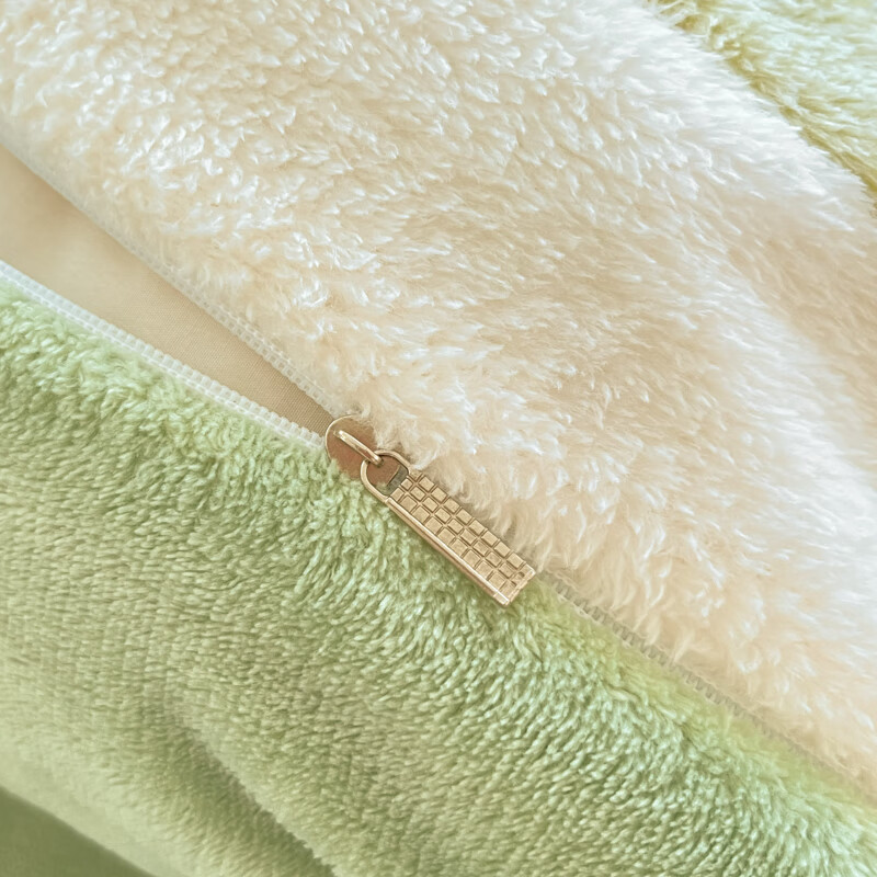 麦琪娜 雪花绒单被套双人被套单品被套水晶绒金貂绒单被套 绒毛细密柔软舒适 20支 团团圆圆 200cm*180cm