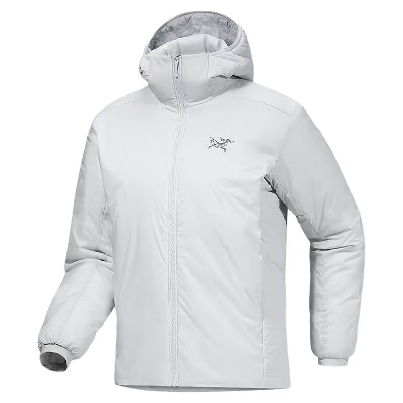 始祖鸟（ARC'TERYX）国现Arcteryx男士阿童木立领重磅棉服FAtom SV Jacket/Hoody 连帽隐秘灰Solitude L