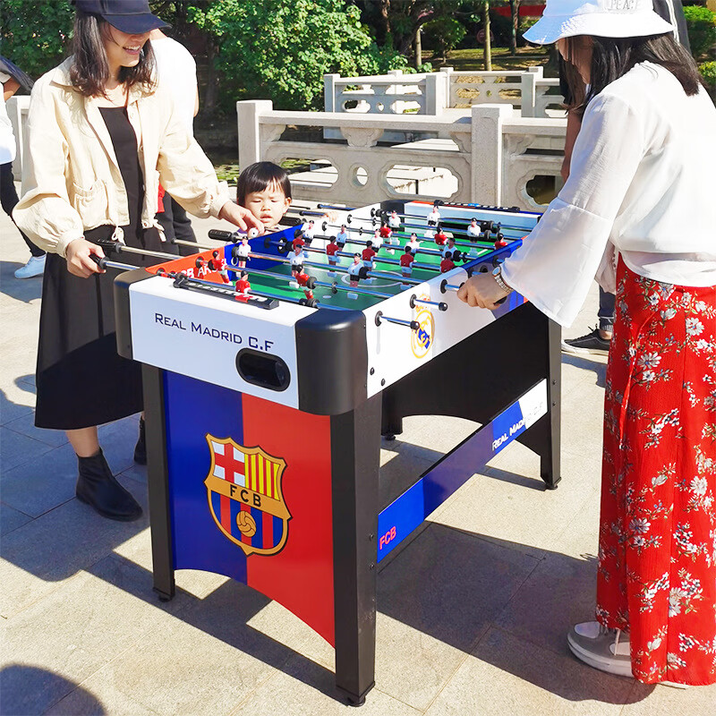 紳領(lǐng)桌上足球機(jī)兒童比賽足球游戲桌小型桌面足球桌標(biāo)準(zhǔn)八桿桌式足 隨機(jī)發(fā)
