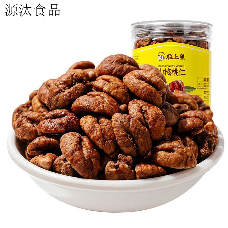 粒上皇臨安新貨山核桃仁225g新貨小核桃仁野生核桃肉健康堅(jiān)果零食 225g 罐裝山核桃仁* 1