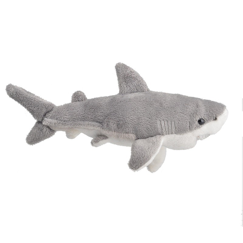 系列布娃娃七夕礼物抱枕摆件儿童节日宝宝生日礼物 单只15cm长 鲨鱼 6