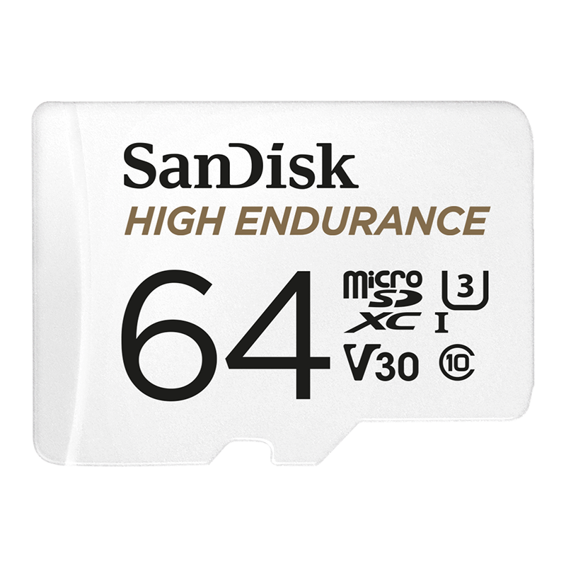 SanDisk 闪迪 HIGH ENDURANCE系列 Micro-SD存储卡 64GB（UHS-I、V30、U3）