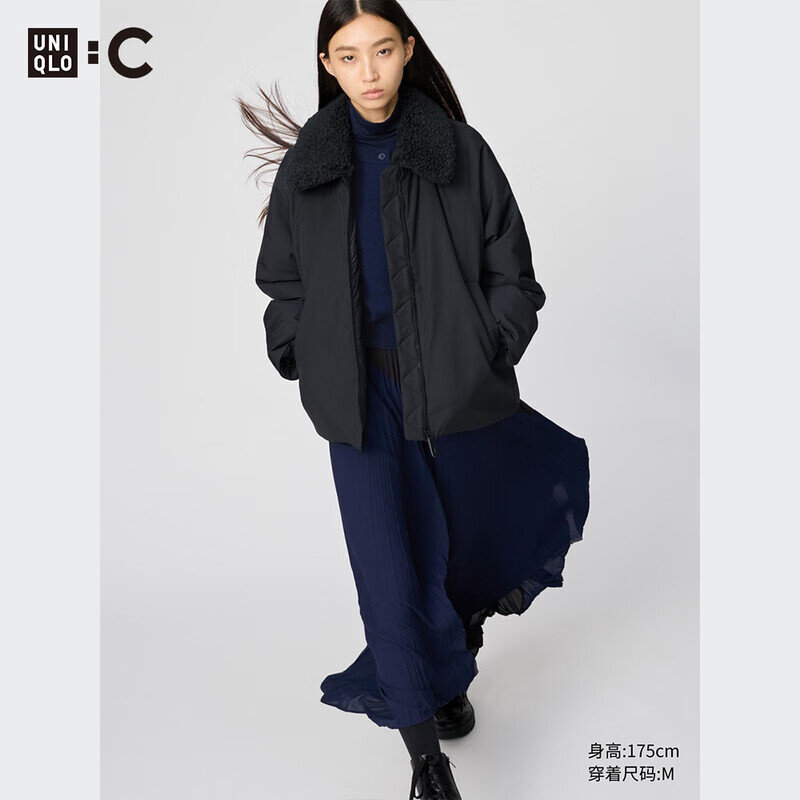 女装PUFFTECH空气棉服茄克/外套夹克25秋冬新款478580 09 黑色 XS 150/76A/XS