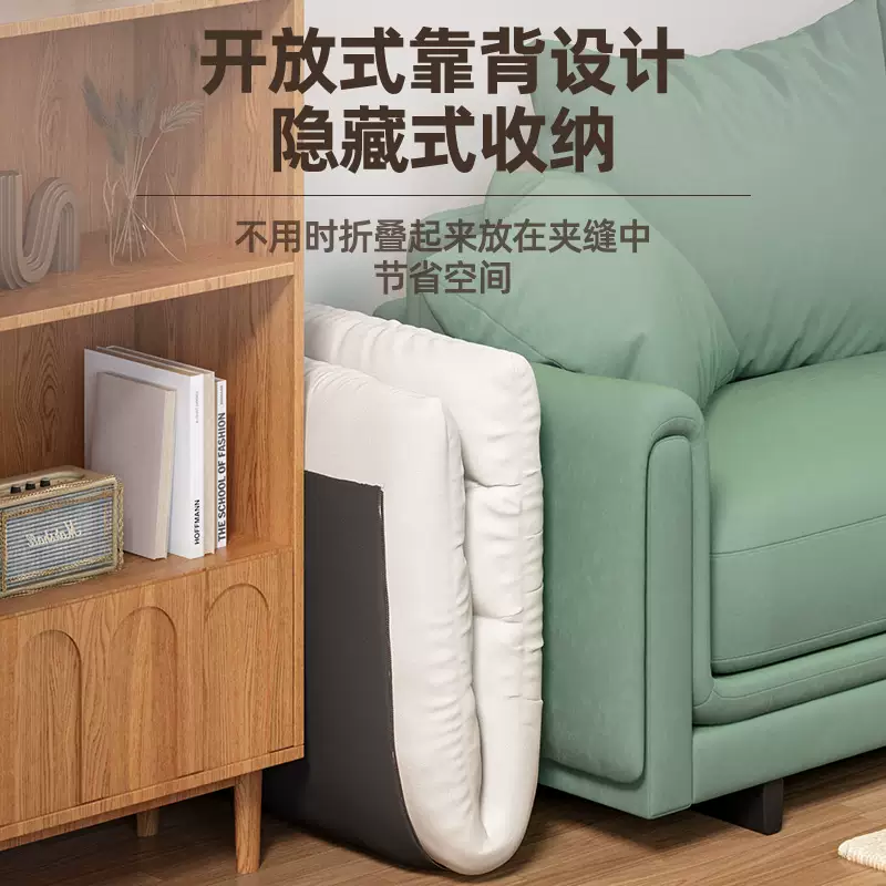 溥畔懒人沙发学生宿舍床上靠背椅飘窗榻榻米单人小沙发可睡可躺椅坐垫 加厚上市亲肤绒布深灰色18格-腰枕高弹软包垫