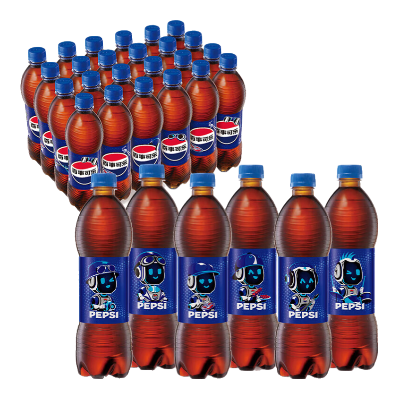 ���ڲ��������¿��� Pepsi ̼����ˮ����ƿװ���� ���³�Ʒ ���ϰ�װ������� ���¿���500ml*24ƿ 51.9Ԫ