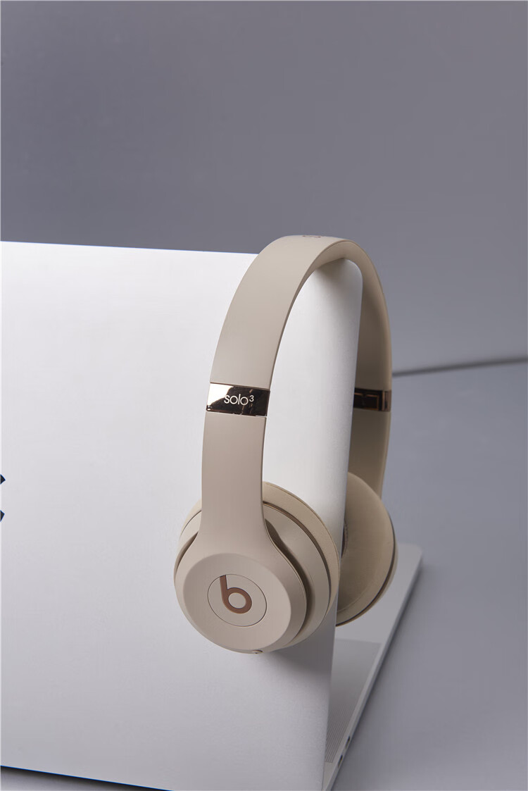 beats solo3 wireless 头戴式耳机无线蓝牙降噪solo3魔音耳 丝缎金