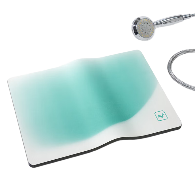 富居抗菌3A浴室地墊吸水速干防滑墊衛(wèi)生間門口高檔衛(wèi)浴腳墊 琉光綠