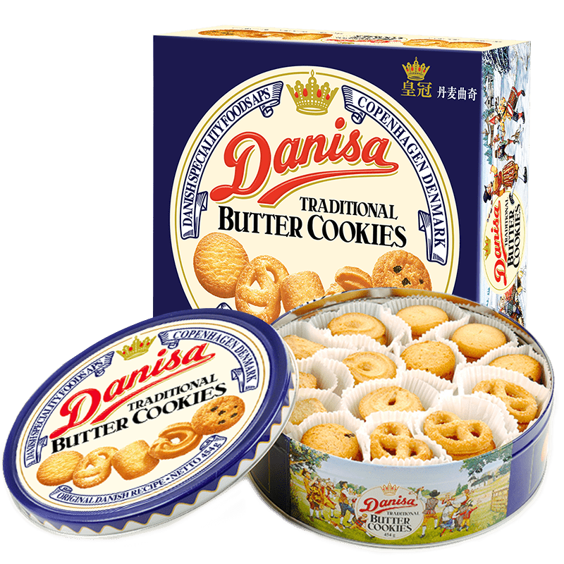皇冠（danisa）丹麦曲奇饼干印尼进口美味之选易碎慎拍建议自