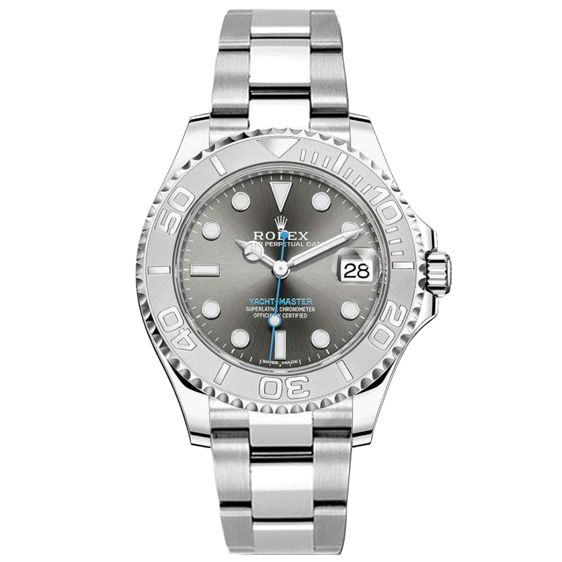 【二手95新】劳力士游艇名仕型精钢950铂金自动机械女表268622二手