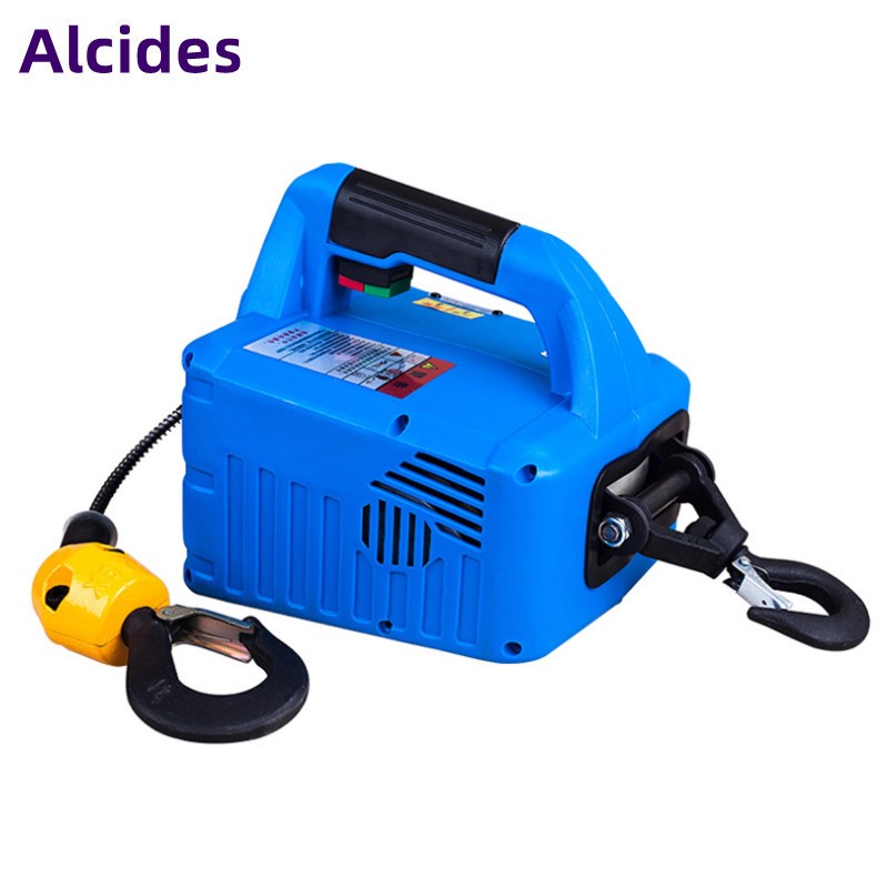 微型电动葫芦拉紧器220v便携式小吊机家用小型提升机装修起重机室外