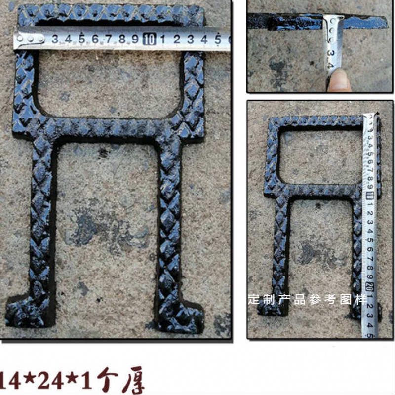 致飞市政古力井盖球墨铸铁爬梯 污水井口踏步 路桥施工爬梯 浅灰色