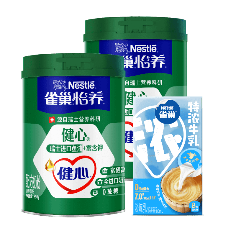 ���ڲ�����ȸ����Nestle���̷۳���ȫ��������߸��̷������ͳ��� ���� ����850g*2��+ţ�齺��10ml*8�� 174.69Ԫ