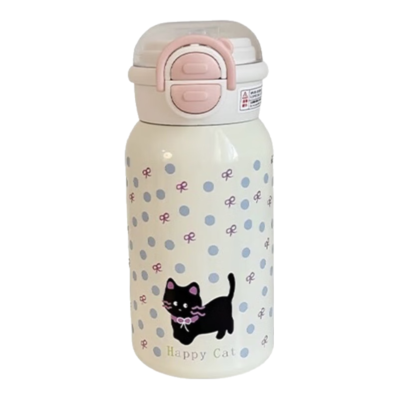 ��è ���±� ˫�� 304����� 500ml ��ɫ ins������ 11.9Ԫ