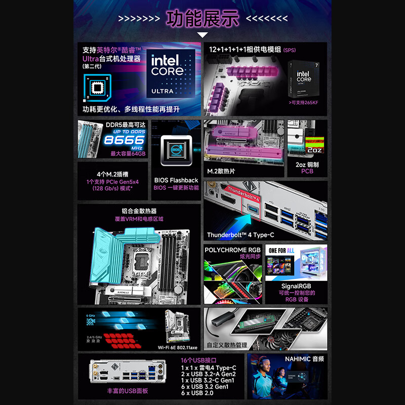 华擎 B860 ASROCK M STEEL LEGEND WIFI 图 3