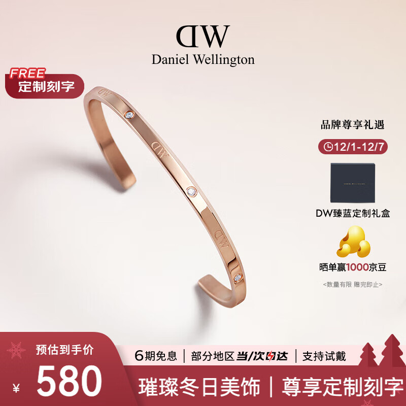 丹尼尔惠灵顿（DanielWellington）DW手镯女闪耀星辰情侣手镯七夕情人节礼物送女友DW00400531