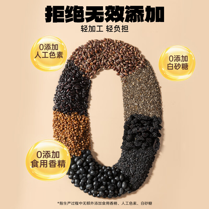 益颜堂无糖黑芝麻丸低GI九蒸九晒桑葚五黑丸子孕妇零食高钙高蛋白 低GI芝麻丸 335g*1袋