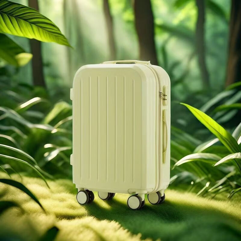 小米宝宝们官旗(MI)新款行李箱女多功能拉杆箱结实耐用密码箱学生旅行箱 谷物白子母箱(旗舰款带杯架USB充电口) 28寸(超大款)