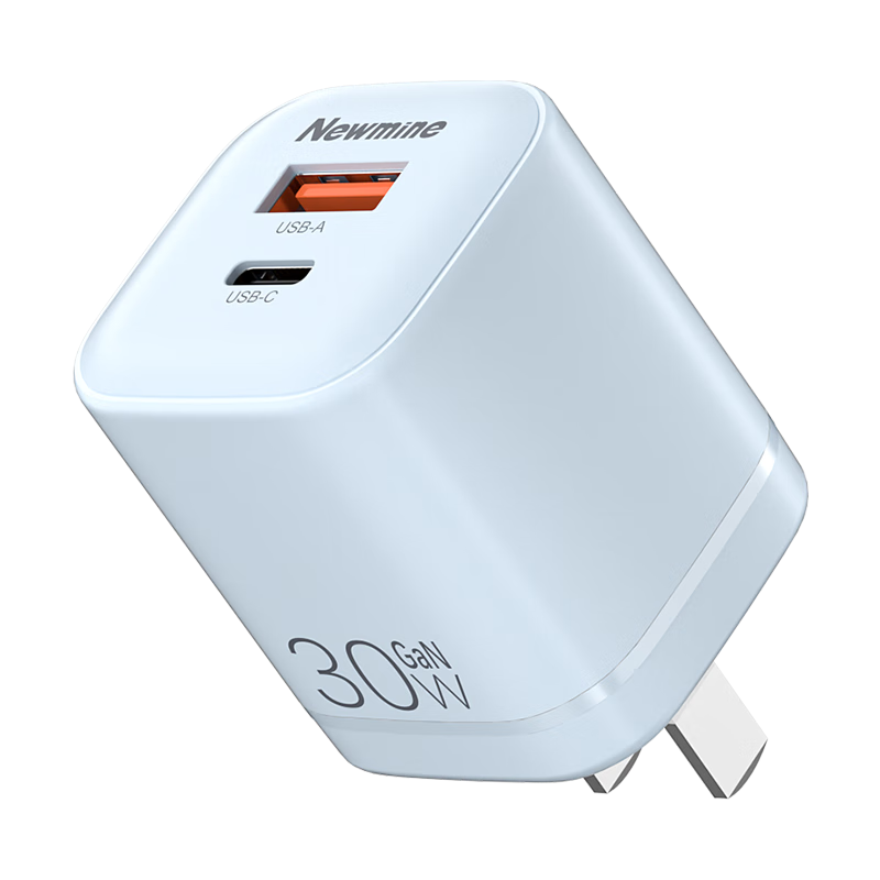 ڲŦNewmine30WPDUSB+Type-C˫ڳͷ27/20W/18W֧iPhone17/16/15/14ֻƽ ɫ 36.71Ԫ