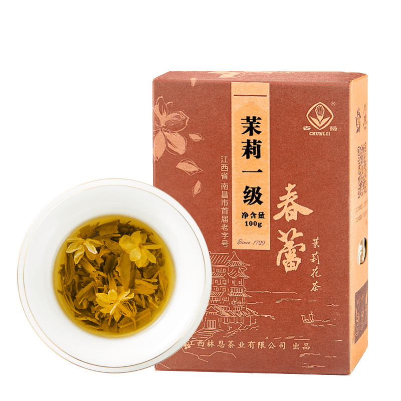 春蕾(chunlei)茉莉花茶 江西老字號 濃香型花茶口糧茶茉莉綠茶 茉莉