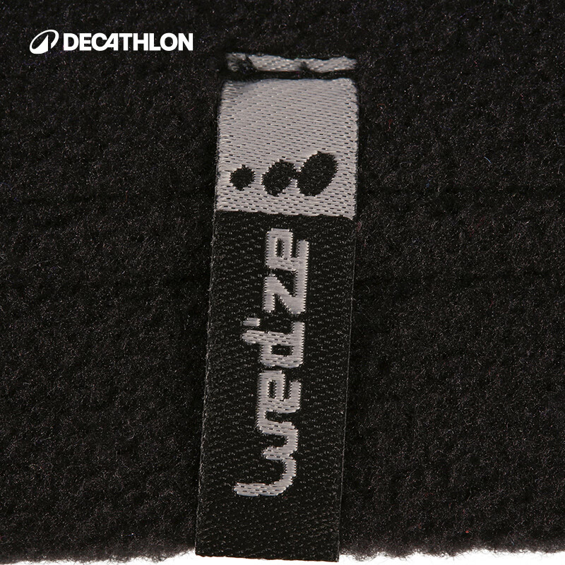 迪卡侬（DECATHLON）护颈围脖男女户外滑雪骑行保暖套头脖套 成人黑色