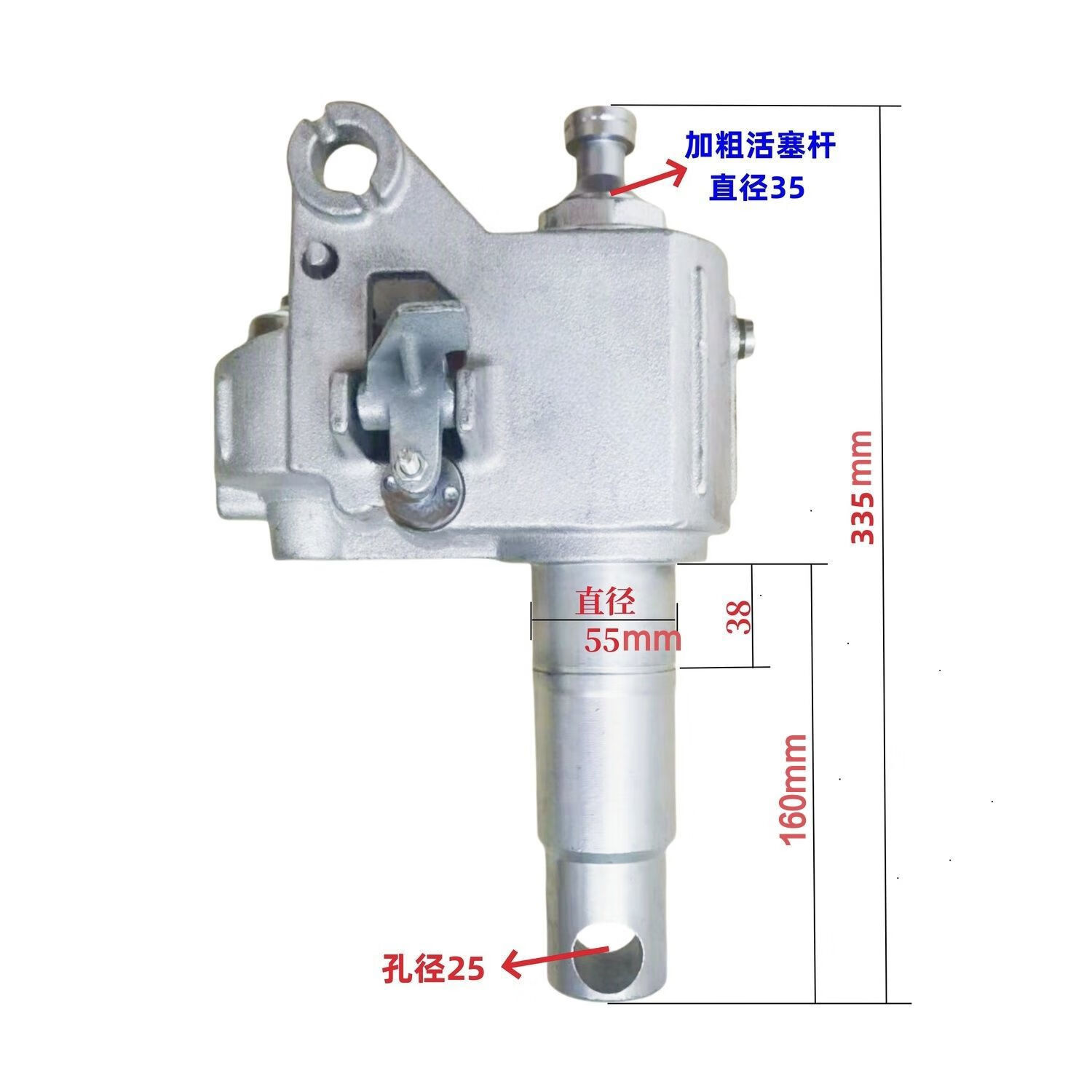 语森忆2吨3吨地牛液压叉车配件大全搬运车油缸手柄摇臂支撑座轮架总成
