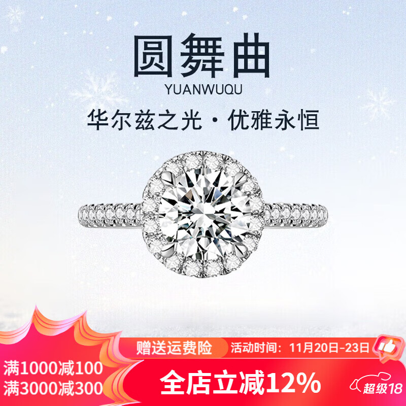 ���ڲ��������ְ�18K����1�����˹�������ʯȺ���ָ������ʯ��Ů���������� 1����/D/VVS/3EX/N