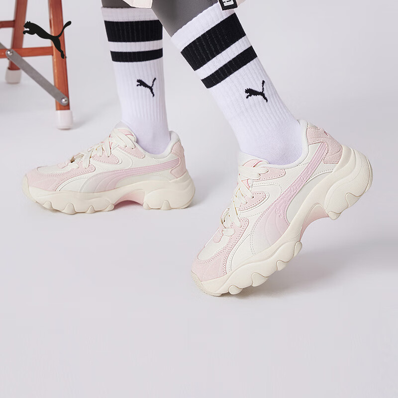 粉色增高厚底鞋女新款休闲鞋pulsar401860 白色