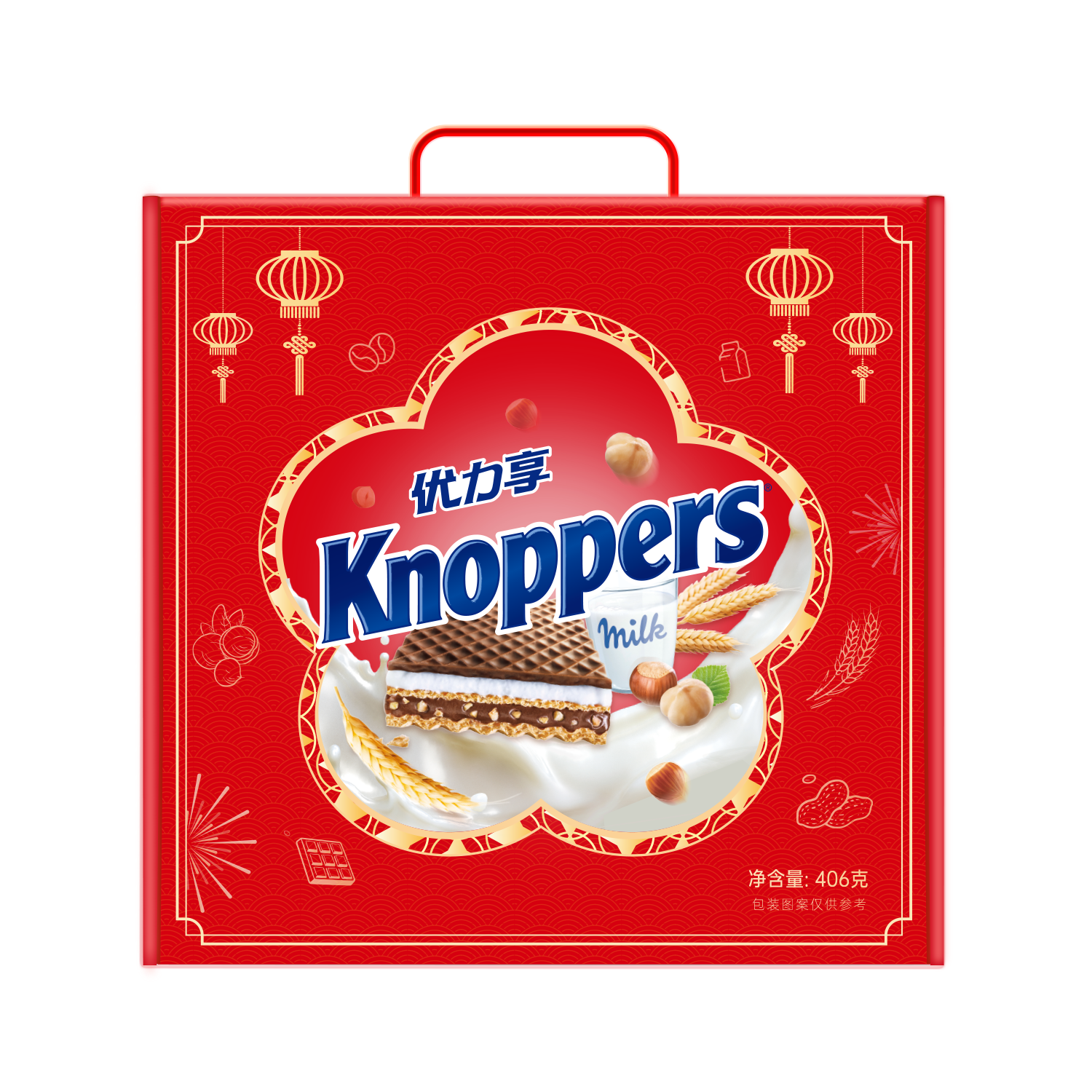���ڲ�����Knoppers�������¹�����ţ���ɿ��������������406g�����ʳ����������� 96.72Ԫ��2��(��48.36Ԫ/��)