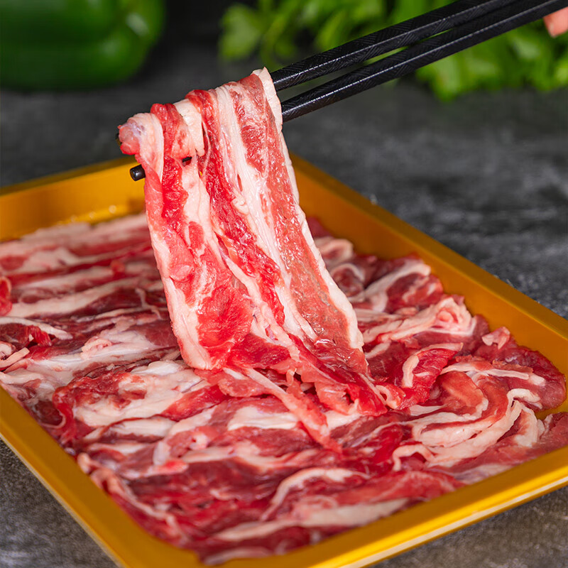 锦鲜生贵州黄牛肉炒肉片 牛腹肉肥瘦均匀 200g*2（赠沙茶酱包）煎炒烤