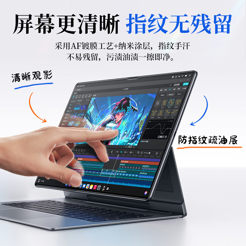 0度适用25款类纸膜华为matpad pro13.2 pro12.2类纸膜柔光磨砂膜儿童护眼绘画pet软膜 华为MatePad Edge-14.2 AG防眩-八项防护