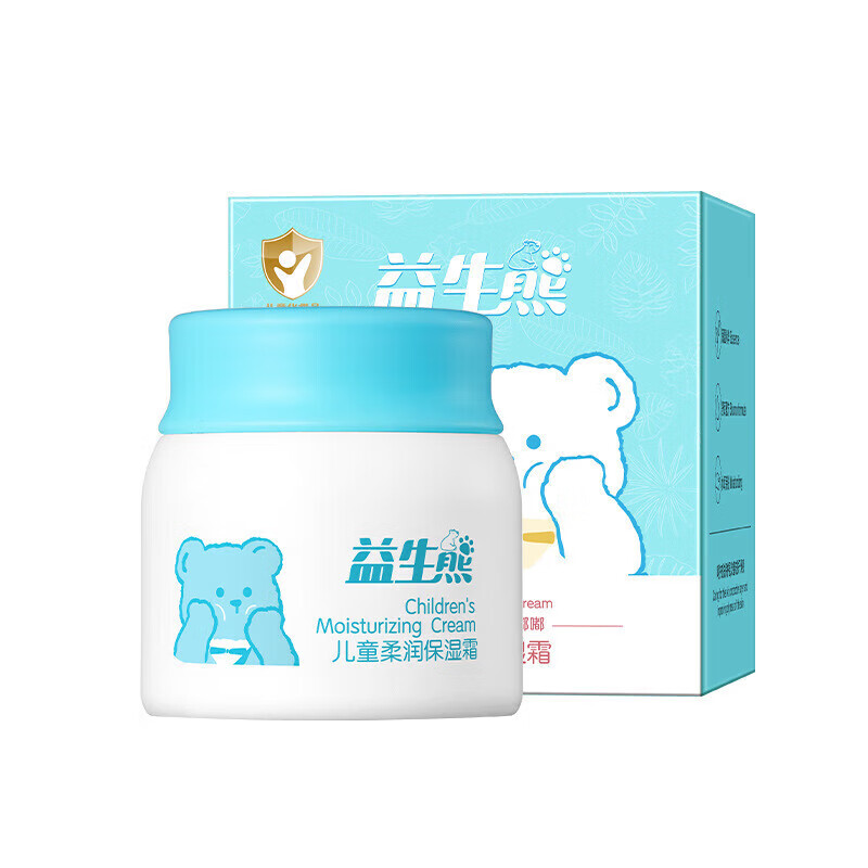益生熊儿保湿霜润肤防干裂面霜 益生熊儿柔润保湿霜50g
