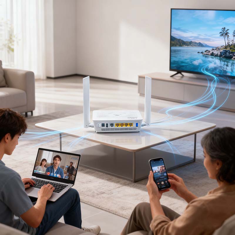 万兆WiFi7光猫路由一体机 HN8546X6N F50 2.5G网口 全屋超千兆 支持联通/电信/移动宽带 移动版HN8546X6N（WiFi6）