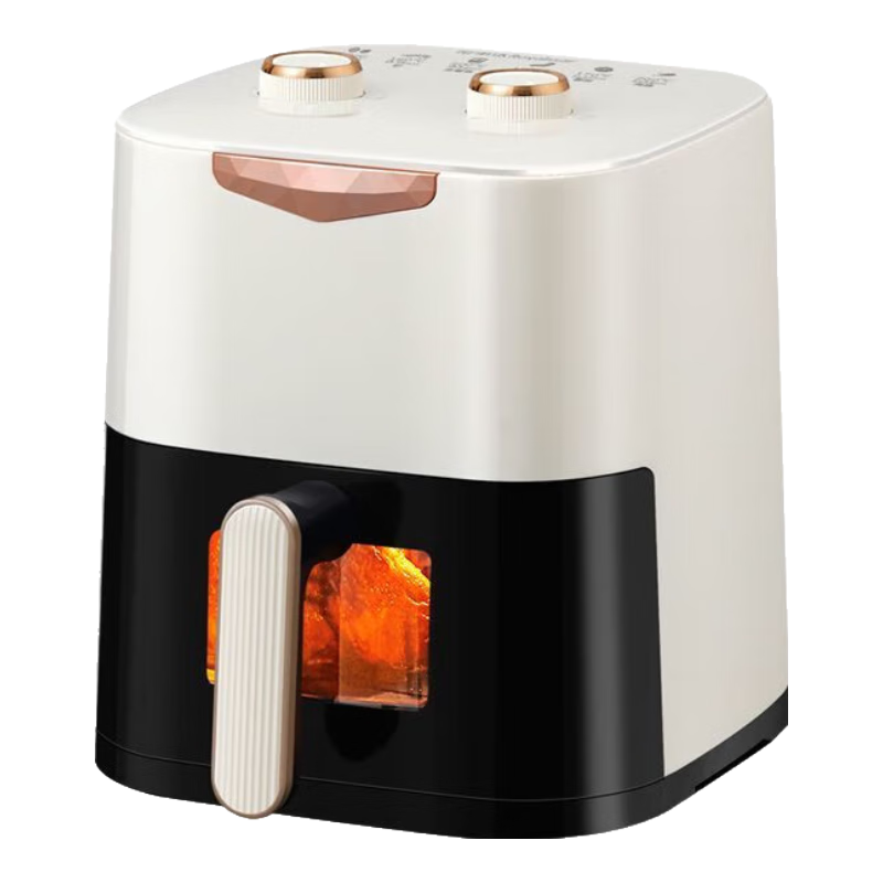 荣事达空气炸锅蒸烤一体机家用电烤箱微波炉三合一大容量可视空气炸锅免翻面2025新款电炸锅 6L 【烘烤一体+温度调节+可定时】