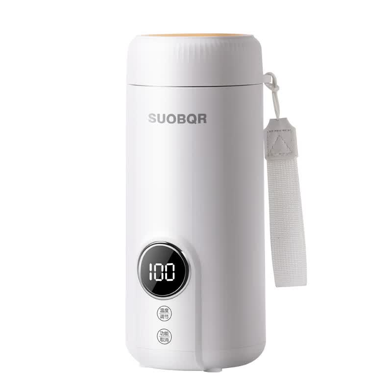 SUOBQ苏泊电水杯热水便携恒温烧水杯烧水壶多功能调奶器旅游出行水杯小型办公室养生壶550ML出差水杯 0.55L 【旗舰】304内胆丨数字显温丨送收纳袋 