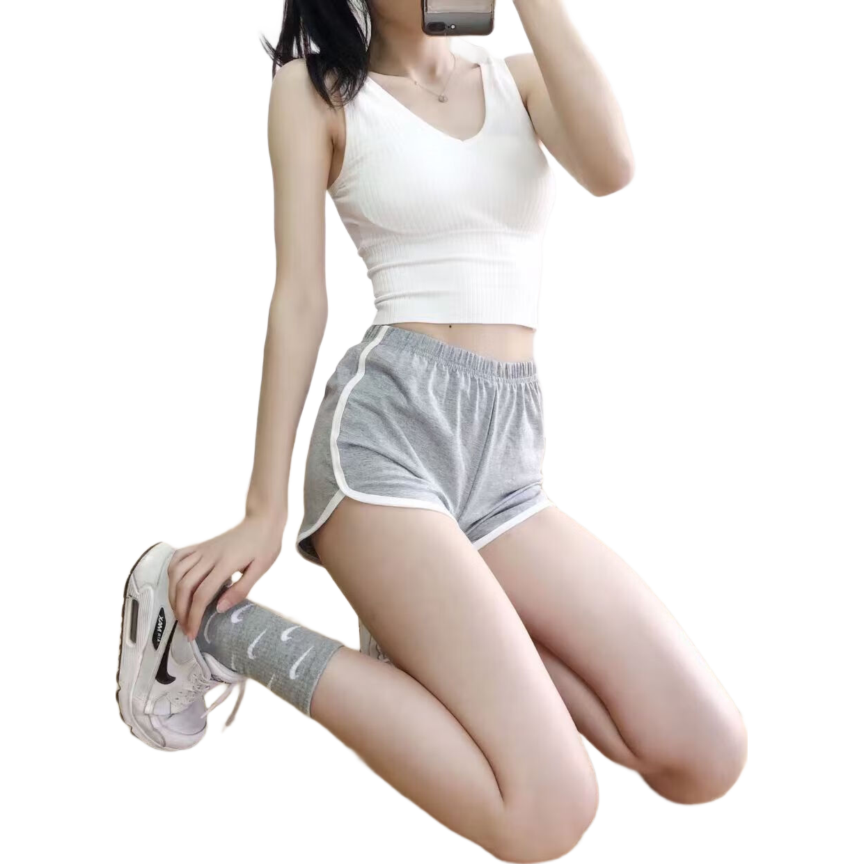 ��ɫ�˶��̿�Ů�ļ��⴩�����������аٴ������ܲ������٤�ȿ� ����D01��ɫ XL 7.9Ԫ