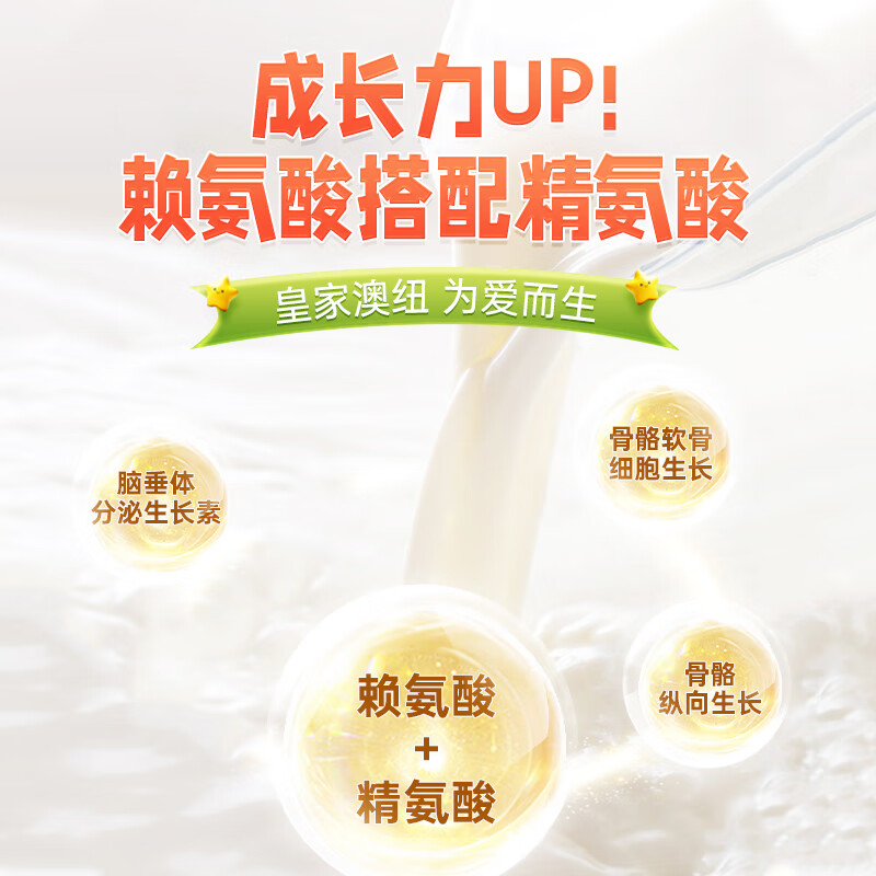 ROYAL AUSNZ皇家澳纽儿童奶粉4段900g3-6-15岁赖氨酸CBP乳铁蛋白成长高钙奶粉 【CBP+赖氨酸】儿童成长奶粉1罐