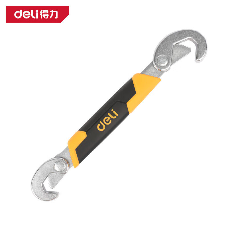 得力手工diy活络扳手多功能活口扳手工具套装活动大开口管钳快速扳子 DL932-22多功能扳手9-22mm