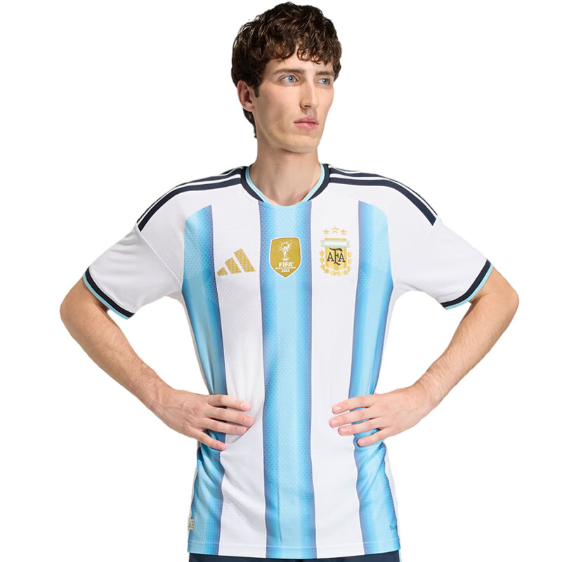 阿迪达斯（adidas）男子阿根廷足球运动休闲短袖T恤JM5897 JM5897 2XL