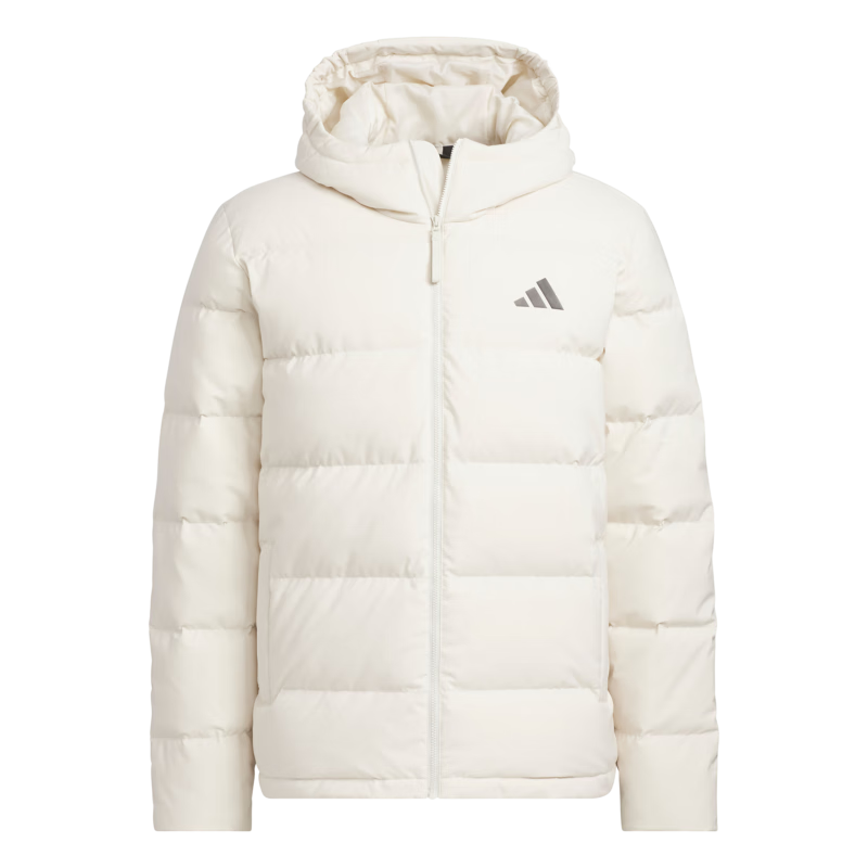 adidas 600蓬休闲保暖鸭绒连帽羽绒服男装秋冬阿迪达斯官方轻运动 矾土棕   L  