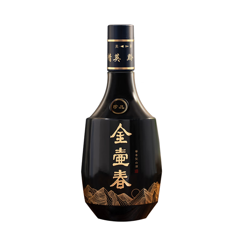 金壶春珍品酱香型白酒贵州平坝酱酒1952年纯粮酿造53度礼盒装送礼宴请 53度 500mL 2瓶 *赠礼袋*宴请送礼