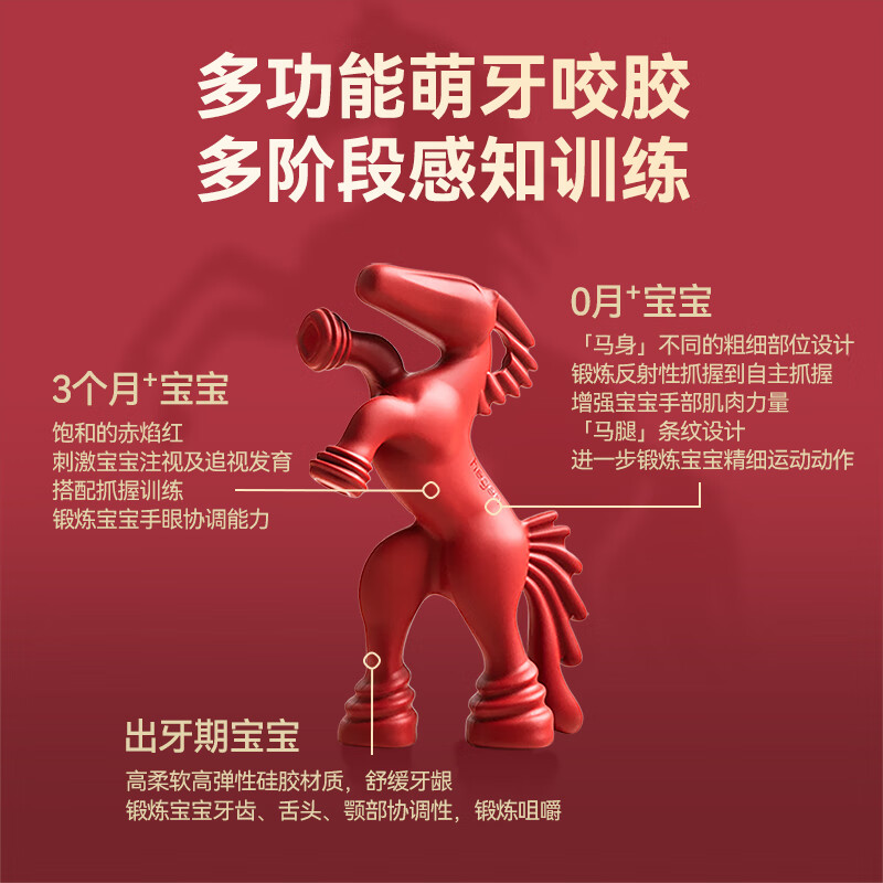 HEGEN海格恩新生婴儿防胀气奶瓶奶嘴0-6个月+PPSU奶瓶马年礼盒新品 马年纪念款礼盒 240ml +3段奶嘴