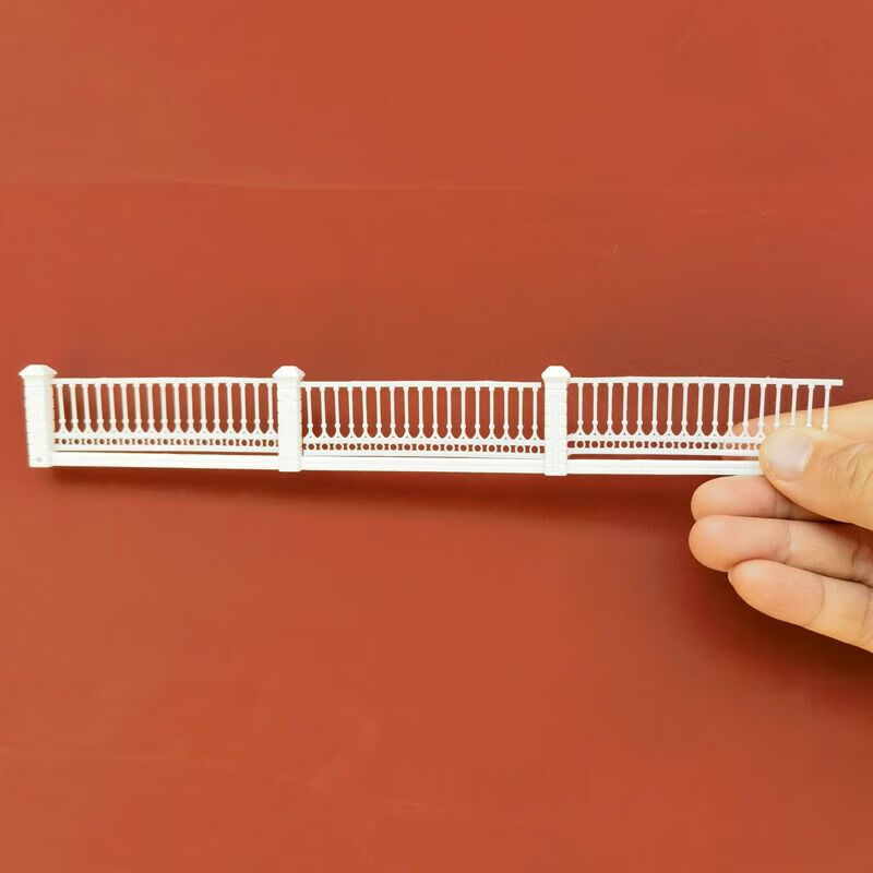 航若微缩仿真围栏模型材料围墙景观花园栏杆栅栏篱笆diy沙盘手工 3栏1