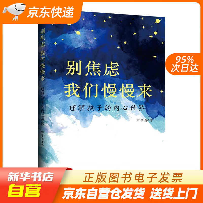 【全新正版图书】别焦虑,我们慢慢来:理解孩子的内心世界