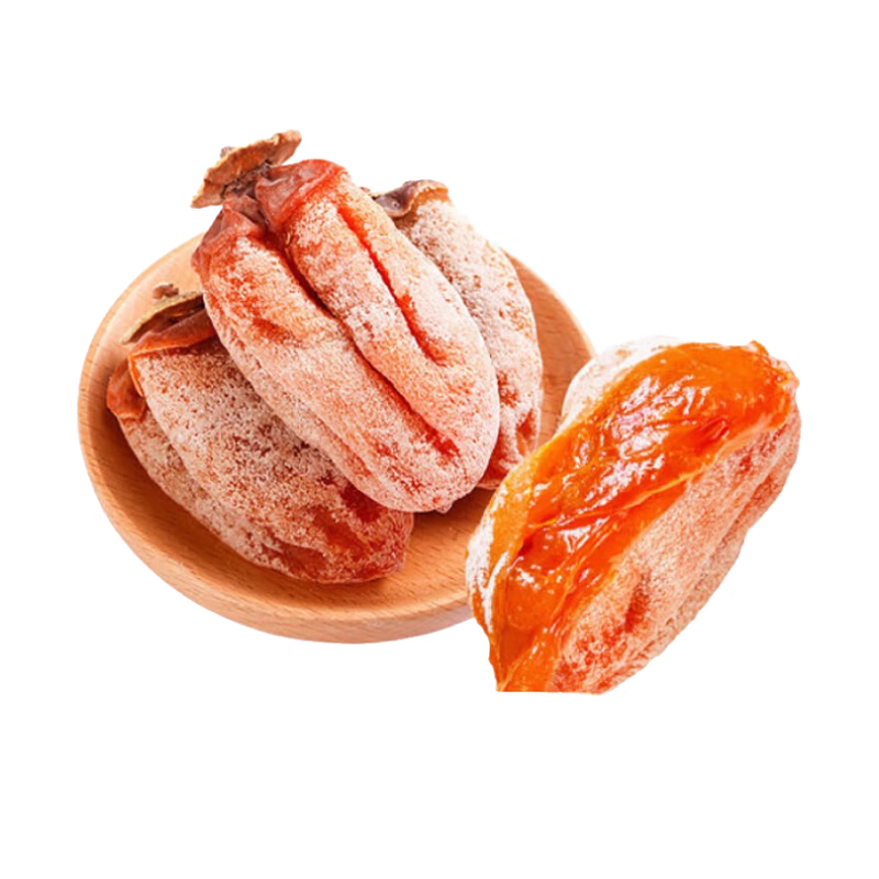 沁园秋陕西富平柿饼【25年新果】柿子饼霜降流心吊柿饼尖柿饼可年货礼盒 【尝鲜】富平柿饼6枚（单枚27g+）