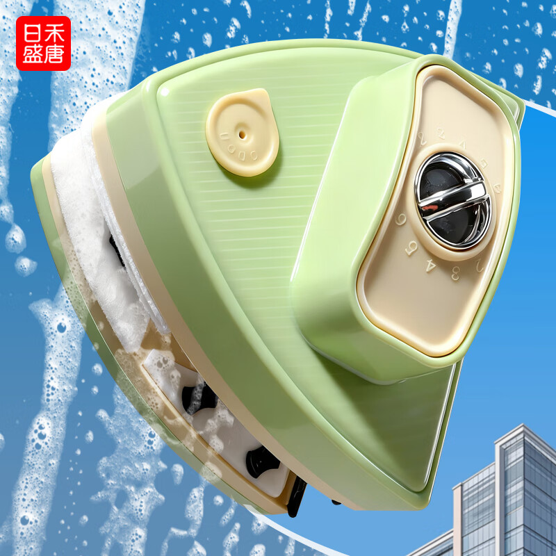 日禾盛唐擦玻璃器家用双面高层外抹刮清洗双层高楼保洁清洁搽窗户工具檫 6档强调磁【适用3-30mm单/双层玻璃】送配件大礼包