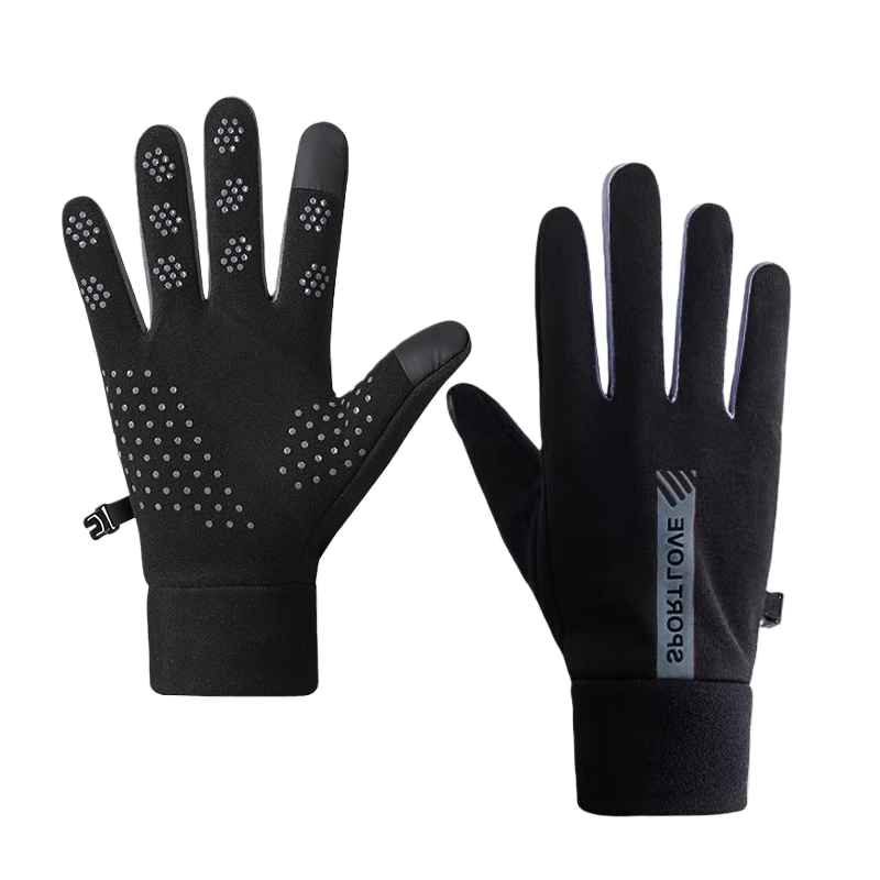 四万公里滑雪手套触屏保暖加绒男女冬季电动车户外骑行防寒防风防滑手套